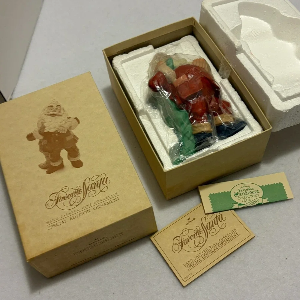 Lot 14 Hallmark Keepsake Collectors Club Ornaments Vintage 80s 90s Exclusive